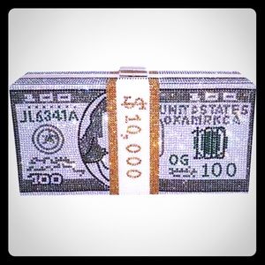 Gorgeous Dolls Crystal Rhinestone Money